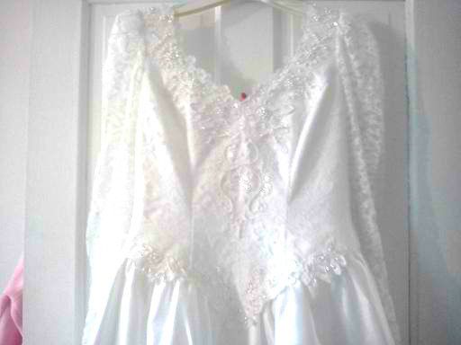 JC Penney Alfred Angelo Wedding Dress Size 10