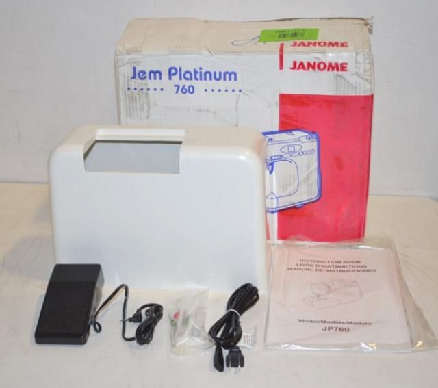 Janome JP760 Sewing Machine Jem Platinum