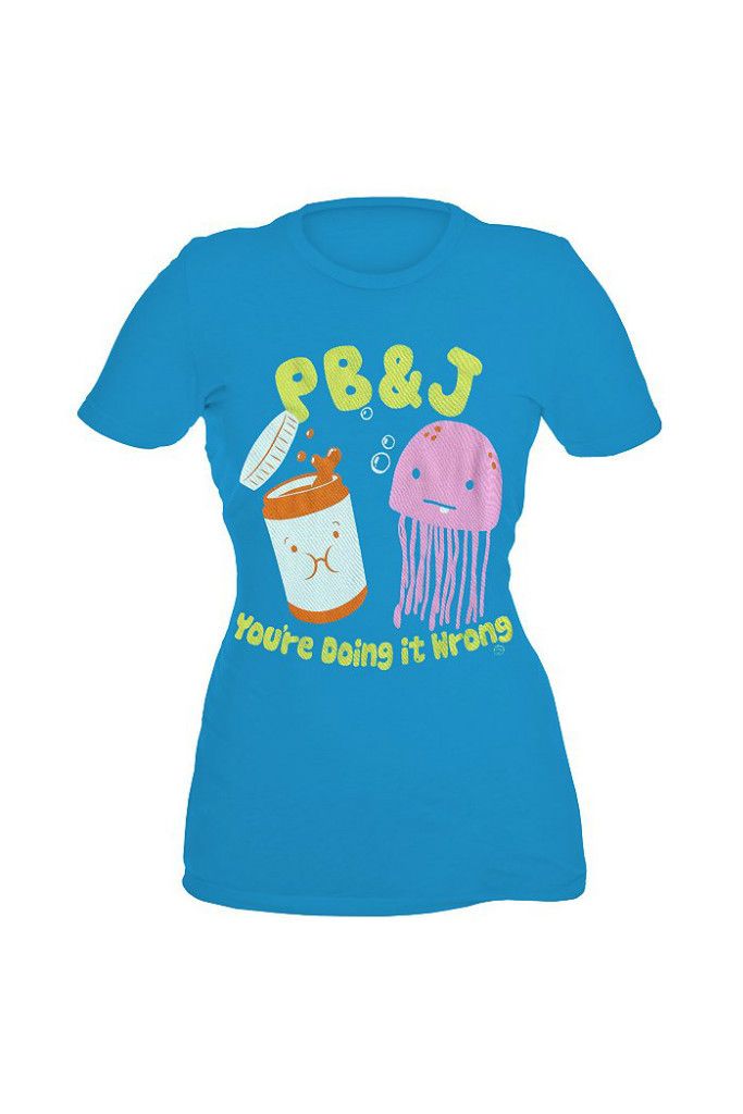 Peanut Butter and Jellyfish Girls T Shirt