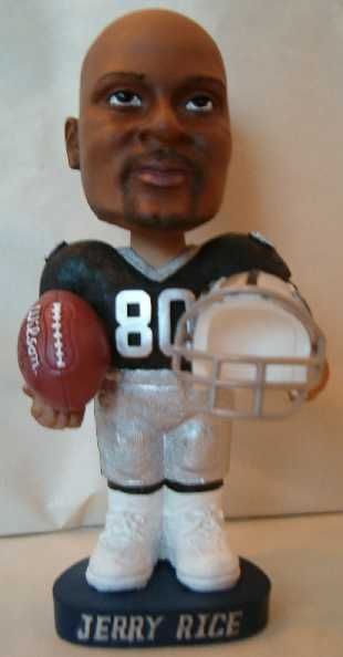 Jerry Rice Bobblehead Oakland Raiders Bobble Head New