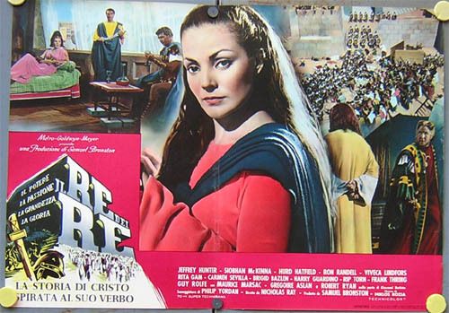 CC06 King of Kings Jeffrey Hunter Nicholas Ray 10 ORG Poster Italy