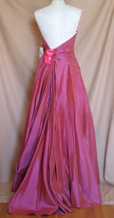 Jessica McClintock Rose Taffeta Pink Formal Ballgown Dress Size 6
