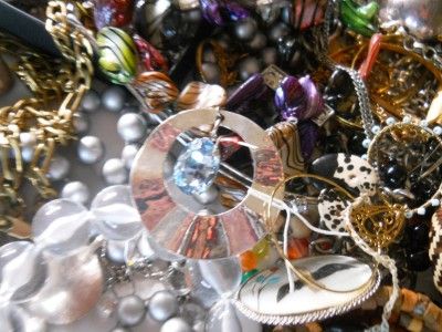 Huge Vintage Now Costume Jewelry Junk Craft Salvage Repair Rhinestone