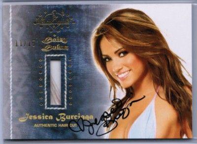 JESSICA BURCIAGA 2012 BENCHWARMER DAIZY DUKEZ #d 11/25 AUTO BROWN HAIR