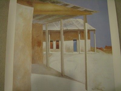 James Harrill Leslie Levy Gallery Signed Chimayo Porch