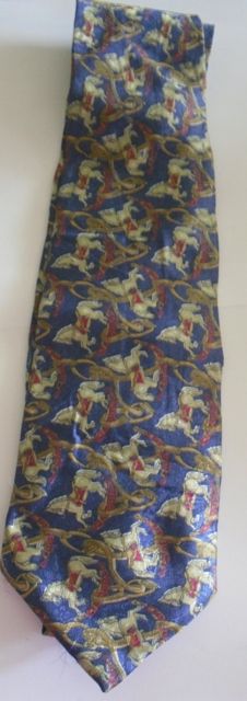 57 Jin Tai Yang Knight Horse Men Neck Tie 100 Silk