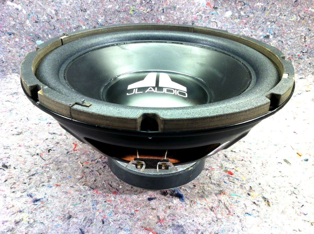 JL Audio 10W08 10 Subwoofer 8 Ohm Single Voice Coil Fresh Refoam