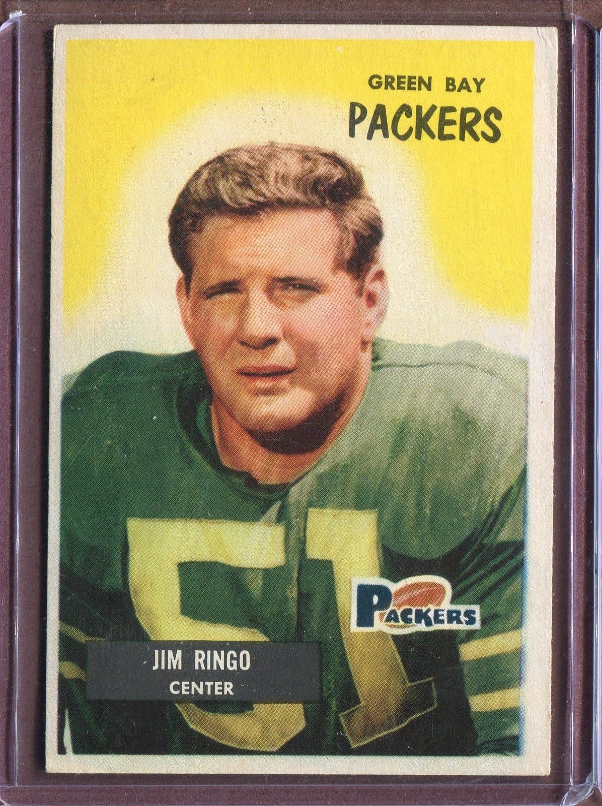 1955 Bowman 70 Jim Ringo RC EX D55052