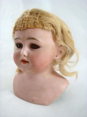 Antique Simon & Halbig 1250 DEP Germany 4 Bisque Shoulder Head Duchess