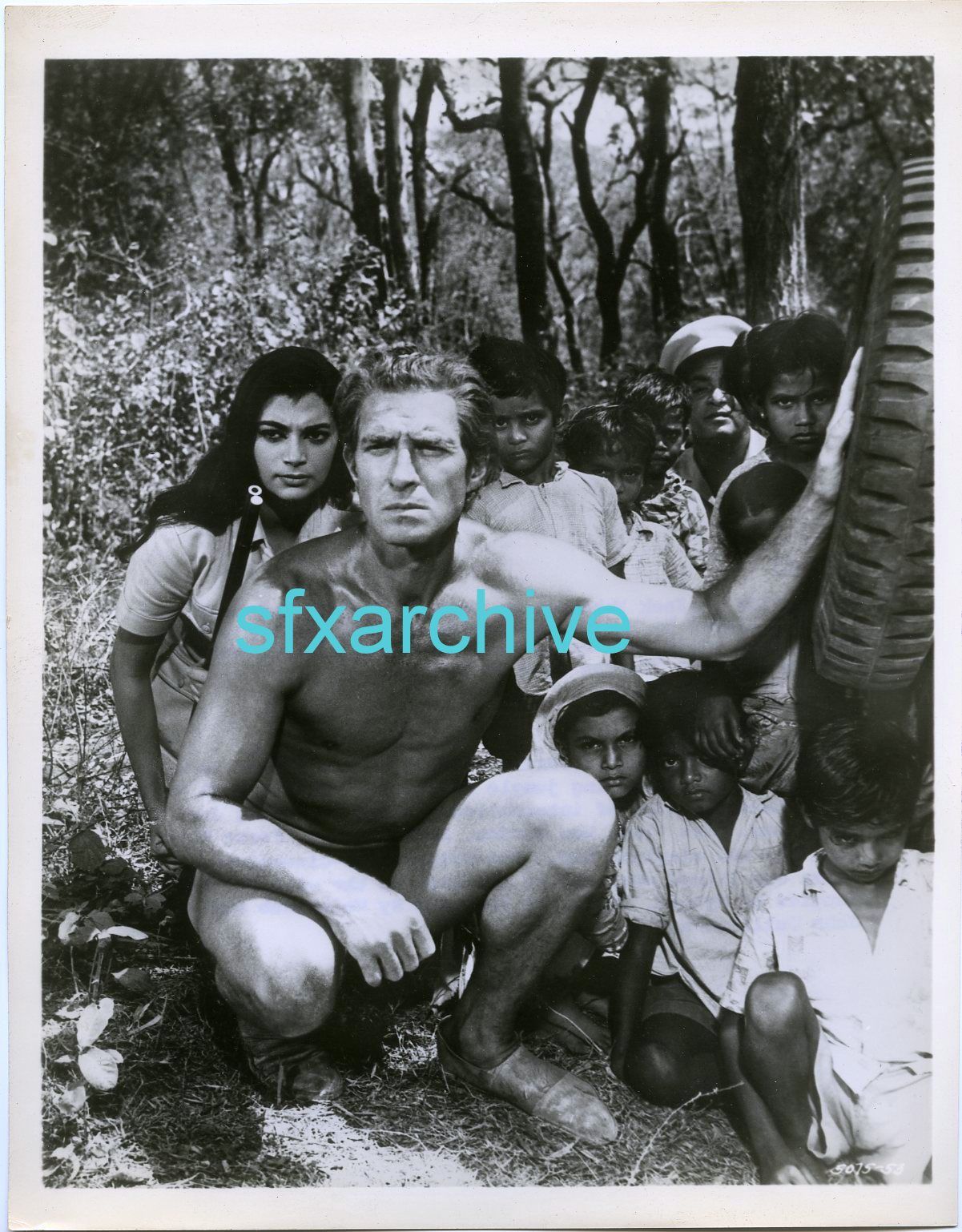 Vintage 1962 Jock Mahoney Simi Tarzan Goes to India Village Children