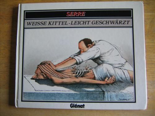 Weisse Kittel Leicht Geschwarzt Claude Serre 1984