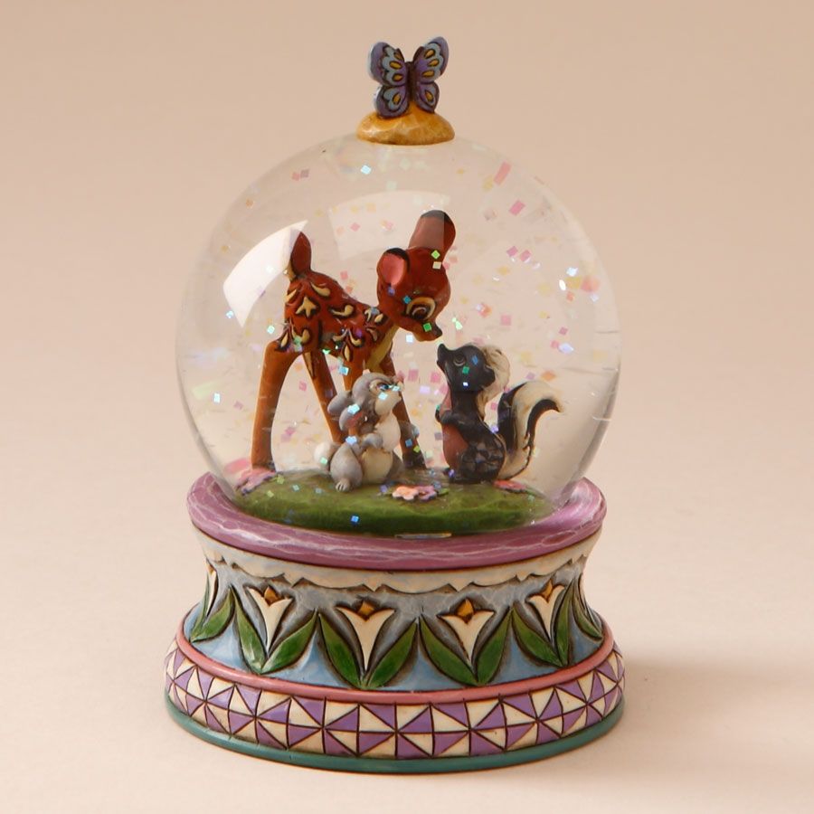 Jim Shore Disney Traditions Disneys Bambi Waterball (Blooming