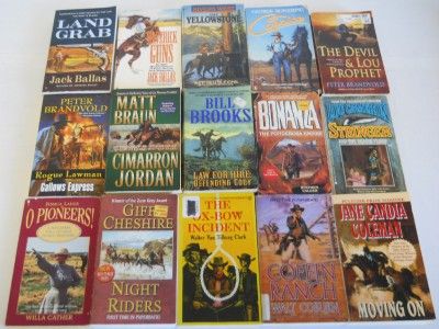  of 92 Western Paperback Books William w Johnstone Ralph Compton