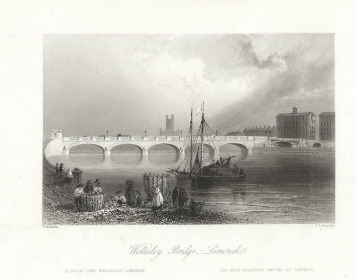 Sarsfield Wellesley Bridge Limerick Ireland Bartlett