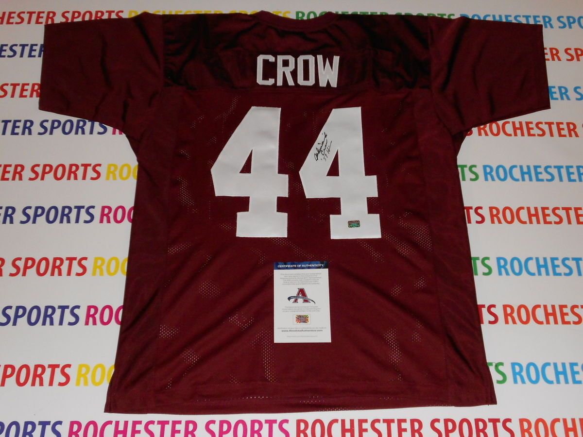 John David Crow Autographed Signed Texas A M Aggies Jersey Heisman 57