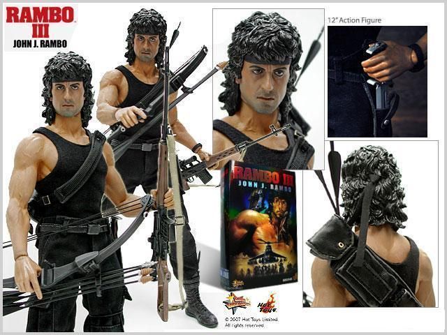 Hottoys The First Blood Part 3 John J Rambo Figure