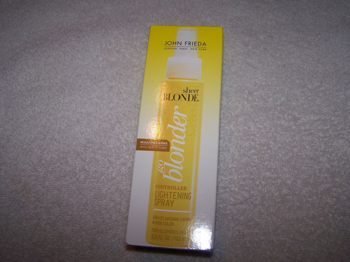 John Frieda Sheer Blonde Lightening Spray 3 5fl oz  