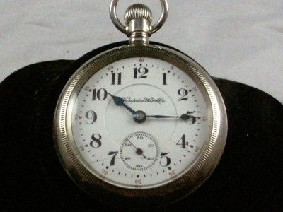 Vintage 18s Hampden 21 John Hancock Pocketwatch Running  