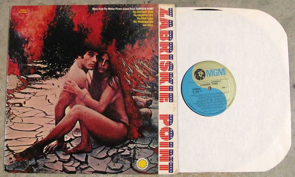 ZABRISKIE POINT Near Mint 1970 soundtrack PINK FLOYD GRATEFUL DEAD KALEIDOSCOPE  