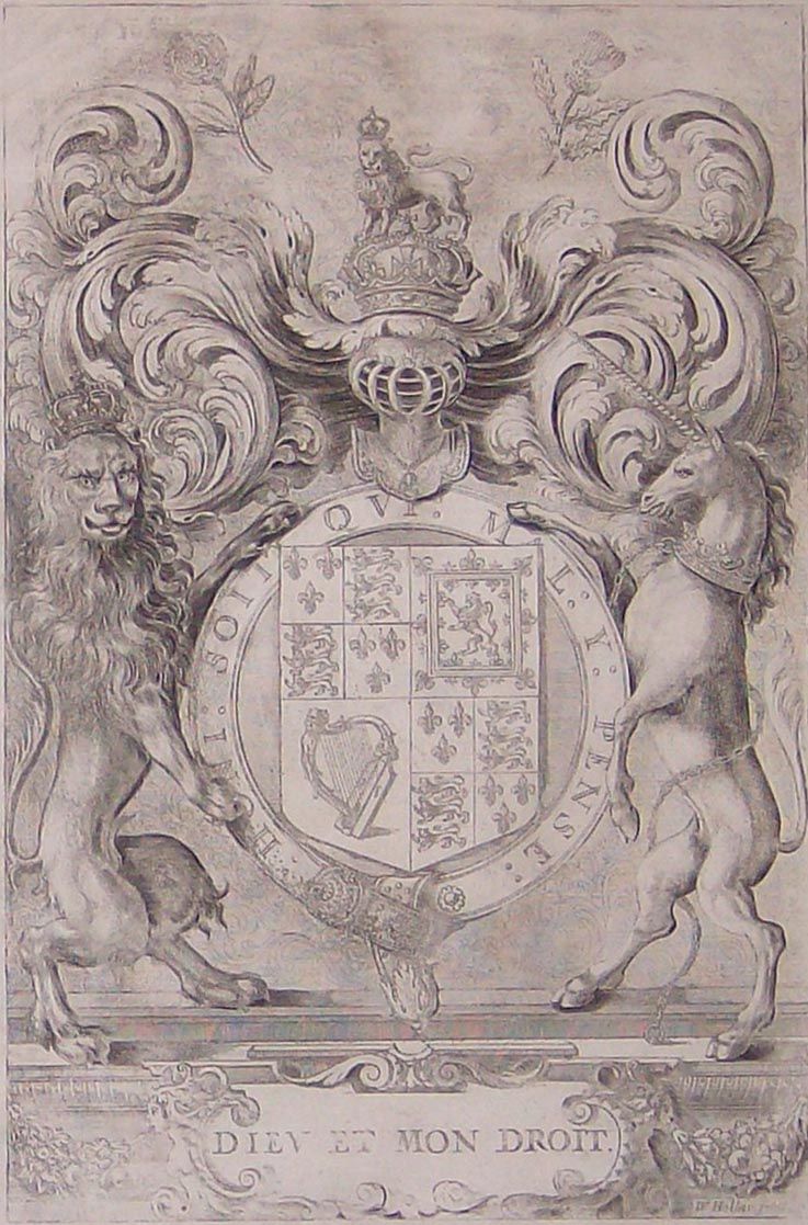 1660 John Field Elephant Folio Old Testament KING CHARLES II ASCENSION  