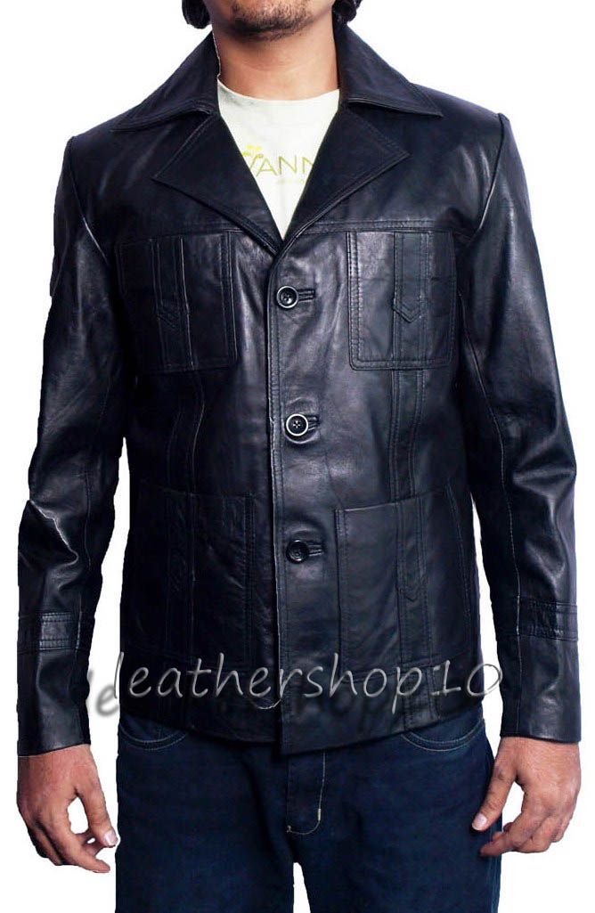 Mens Leather Coat $140 Life on Mars Sale Sale Available in PU Faux Leather $70  