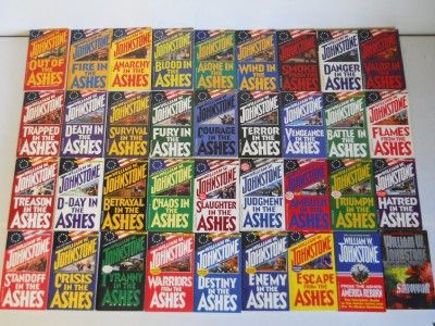 Complete Matching Set of William W Johnstone Ashes Series 1 36 Ben Raines  
