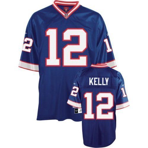 Jim Kelly 12 Throwback Jersey M NWT  