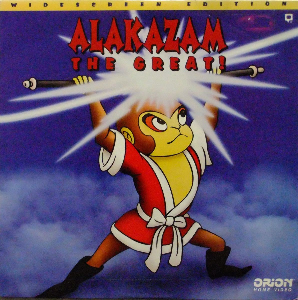 ALAKAZAM THE GREAT Laserdisc Jonathan Winters Frankie Avalon Etc Very Rare LD  