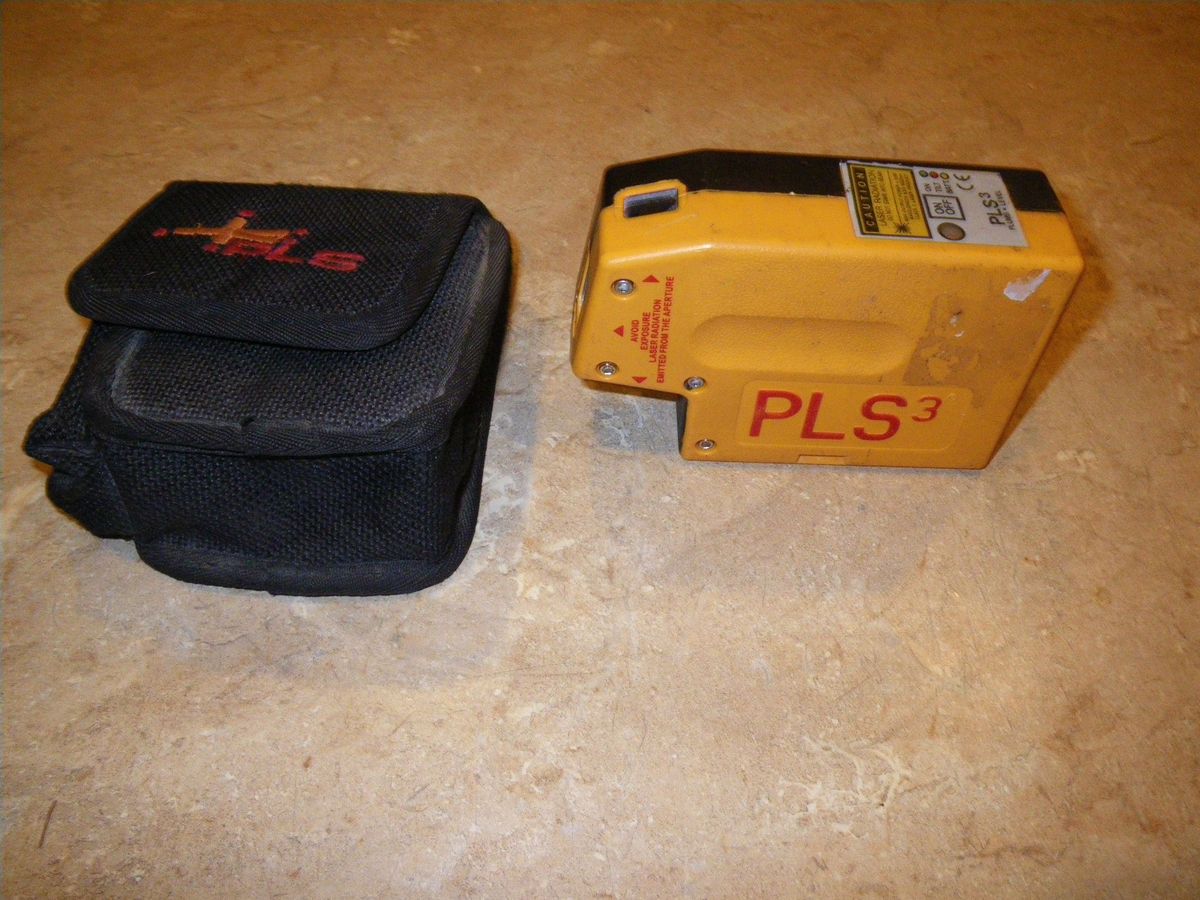 Pacific Laser Systems PLS3 Self Leveling 3 Point Laser Plumb Level   