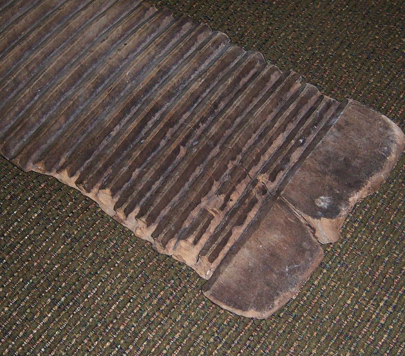 Antique Vintage Used Creek Laundry Wash Board Wood Washboard