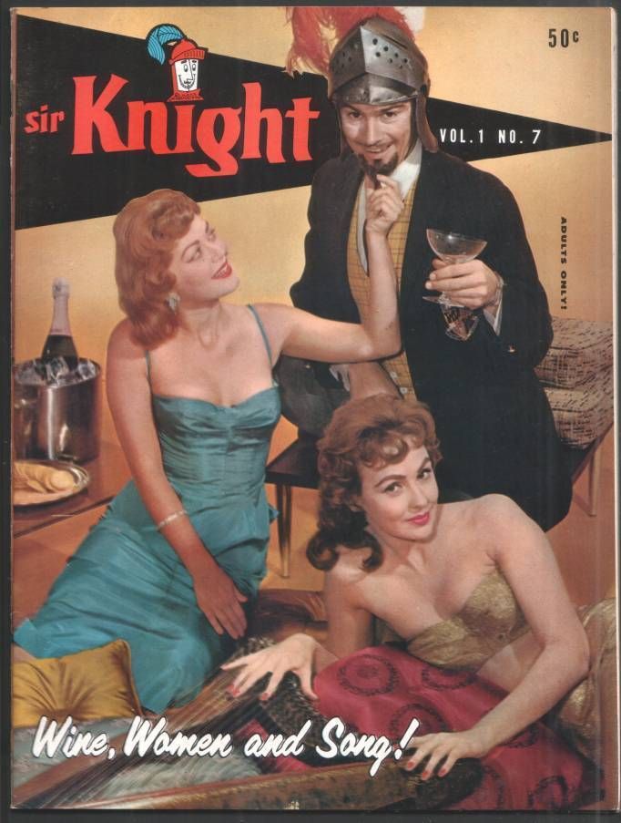 JUNE WILKINSON RUSS MEYER SIR KNIGHT MAGAZINE VOL.1 NO. 7 JULY 1959