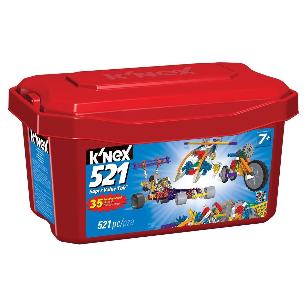 NEX K NEX 521 Piece Value Tub