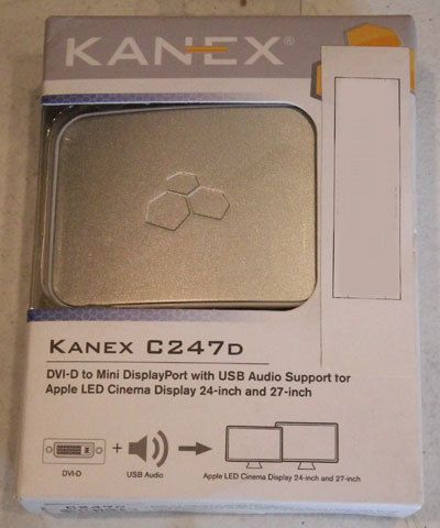 Kanex C247D DVD D Mini DisplayPort Apple 24 27 Display