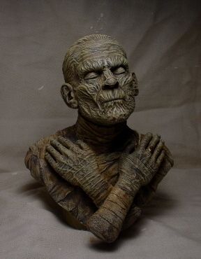 Boris Karloff Mummy 6 Bust Professional Paint