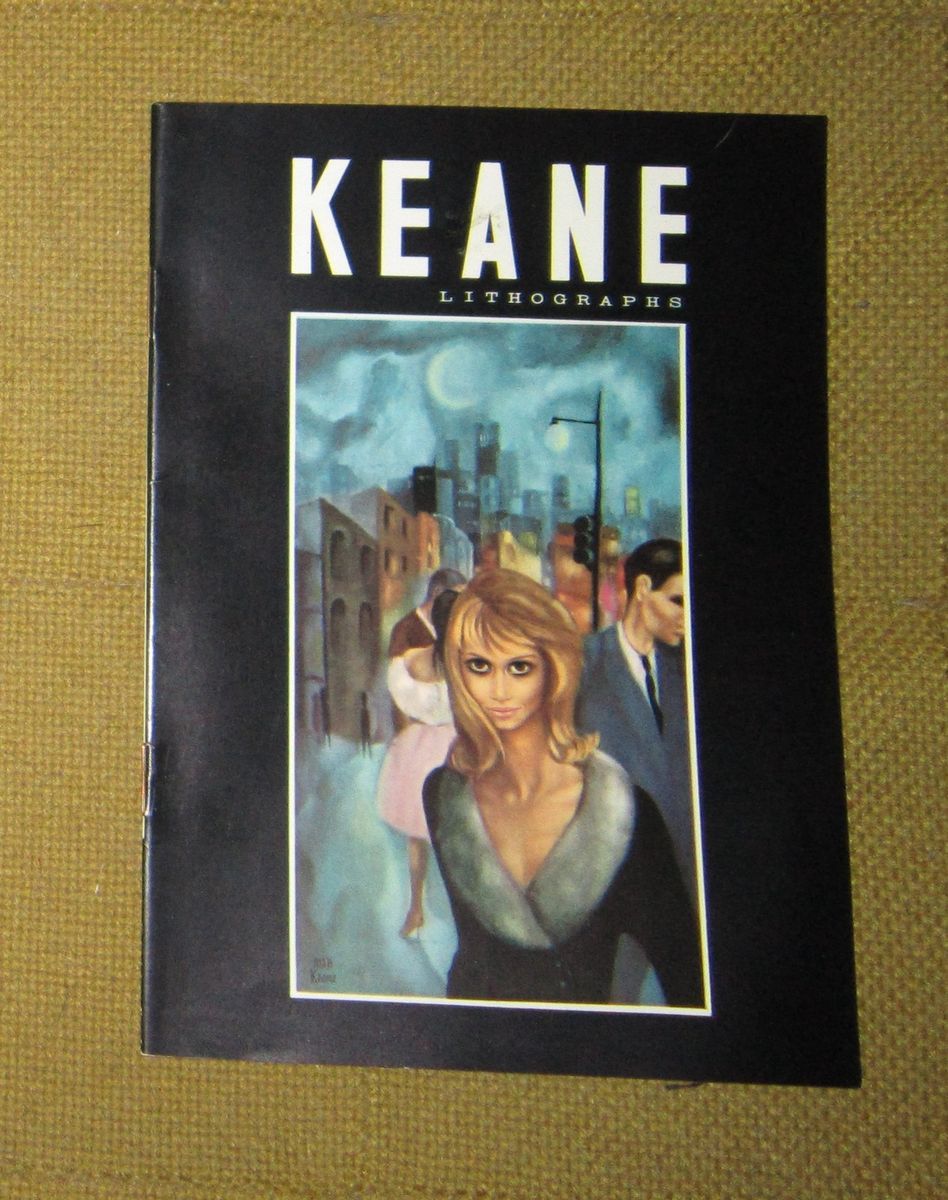 Catalog of Walter and Margaret Keane Lithographs 1963 Good Booklet