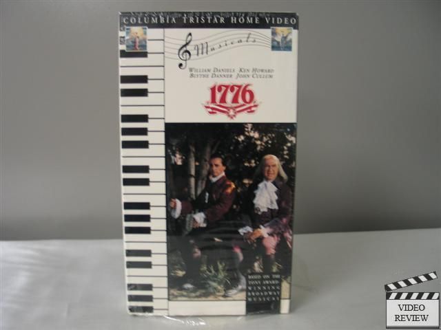 1776 VHS William Daniels Ken Howard Blythe Danner John Cullum