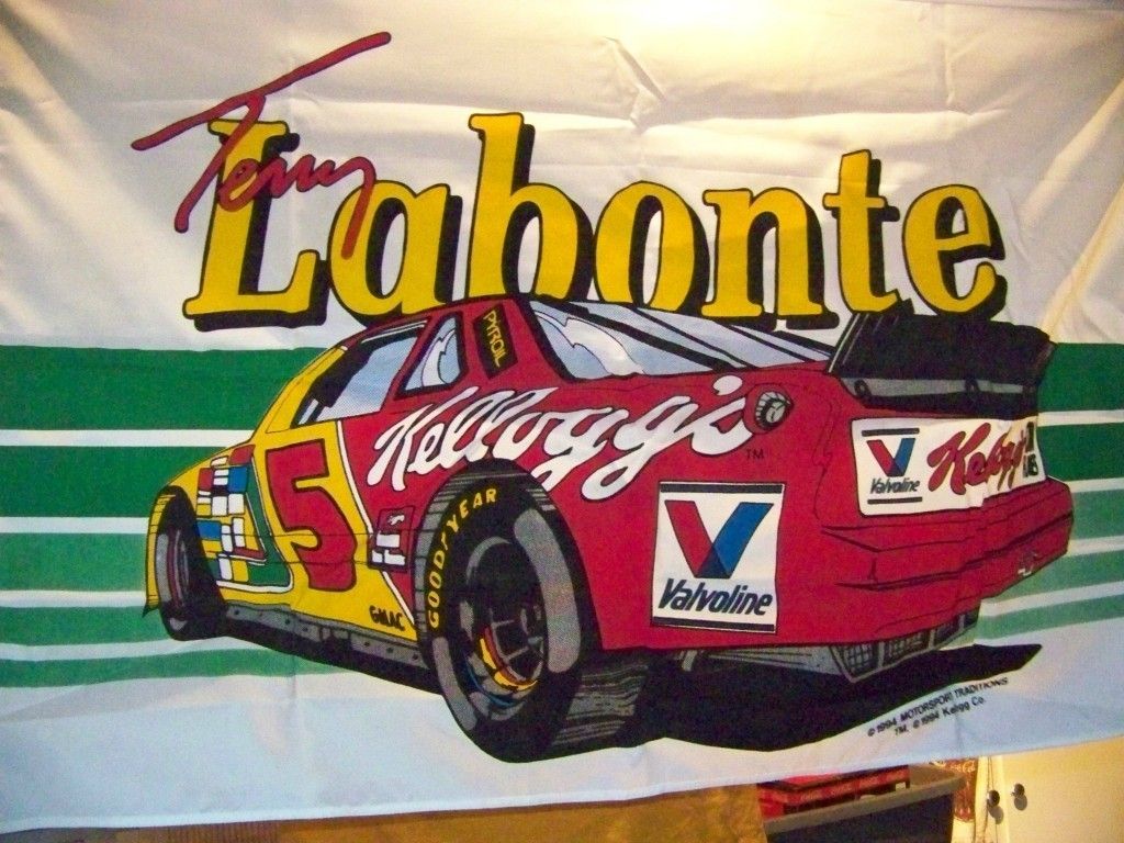NASCAR Flag Terry Labonte Kelloggs