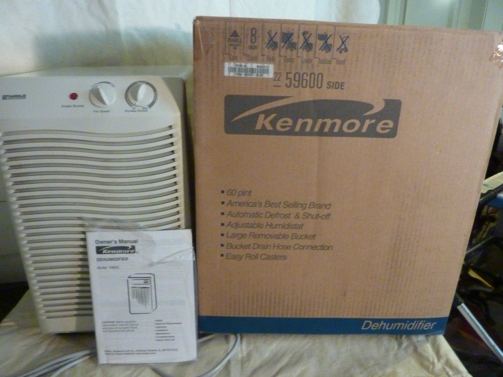 Kenmore Model 59600 60pt Dehumidifier