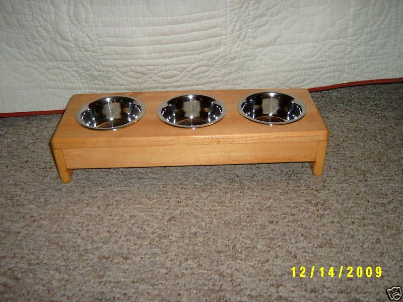 Pet Feeder Dog Cat Stainless Bowls 1 Pint Size