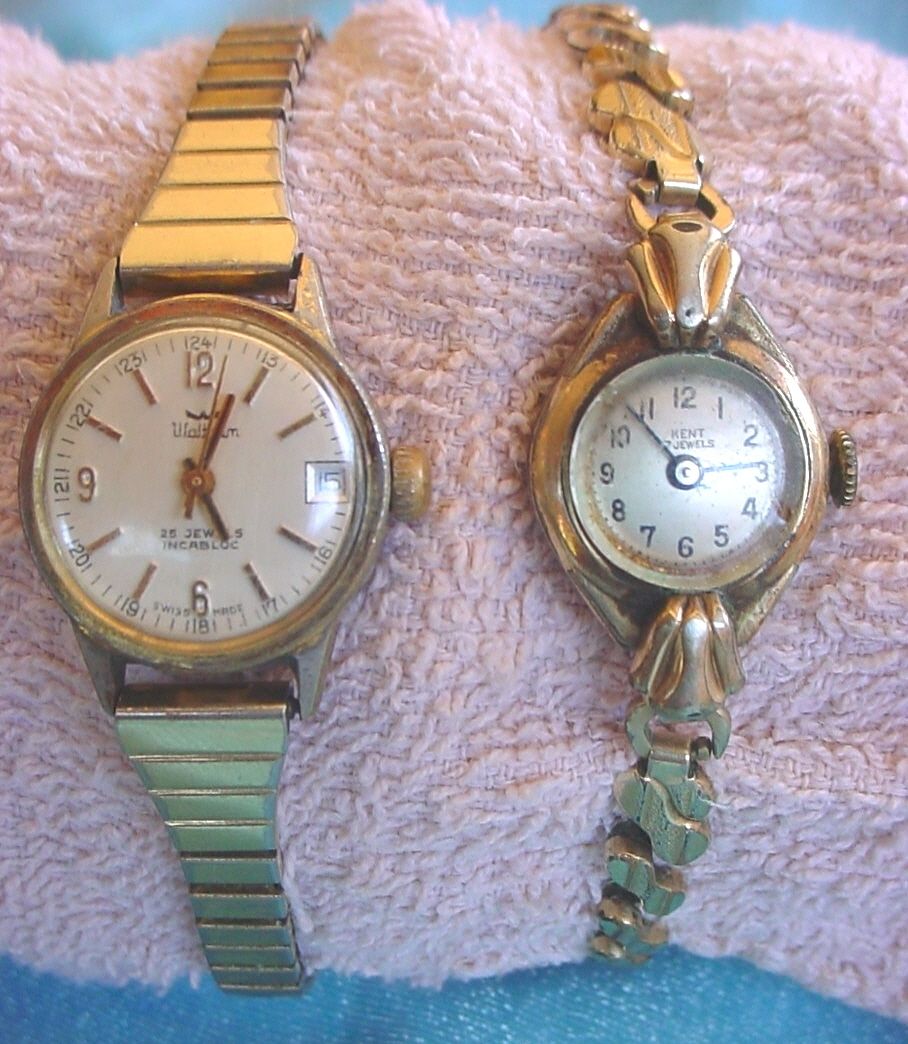 Vintage Ladies Waltham 25 Jewels Incabloc Kent Watch Wristwatch