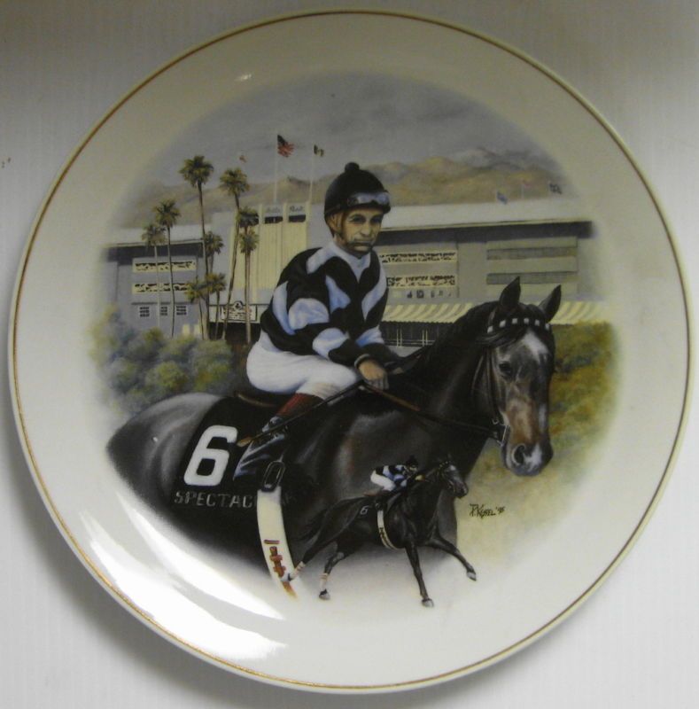 Bill Shoemaker Santa Anita Patty Kessel Plate