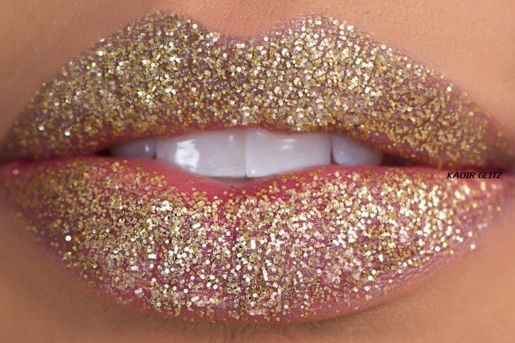 Keyshia Diors KAOIR KAOIR BRIGHT GOLD & SILVER GLITTER LIPSTICKS NEW