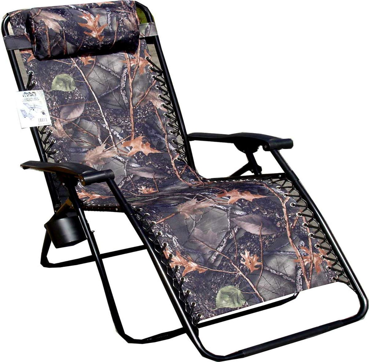 Jumbo Camo Zero Gravity Reclining Patio Chair NWT