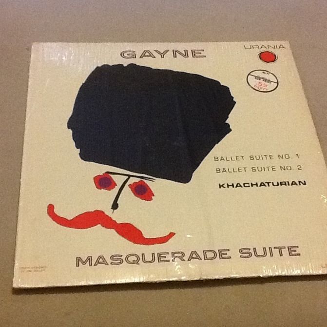 GAYNE Khachaturian Ballet Suite 1 & 2   Sebastian lp VG+ Shrink URANIA