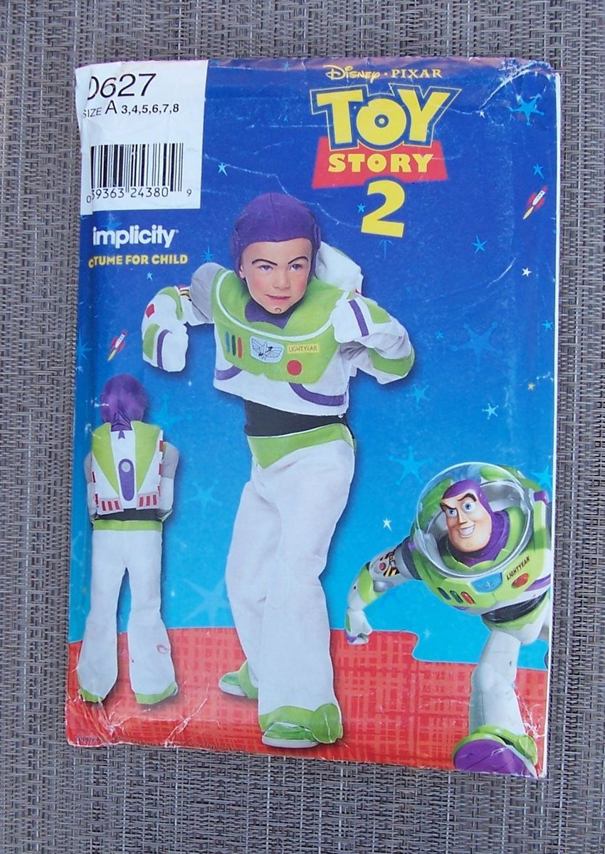 Buzz Lightyear Toy Story Costume Simplicity Pattern 0627 Uncut Kids 3