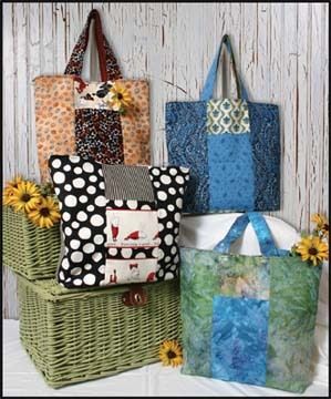 New Fat Quarter Pattern Cute Reversible Tote