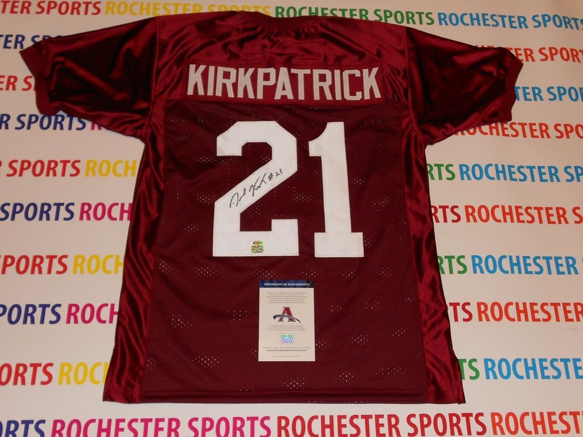 DRE KIRKPATRICK autographed signed Alabama Crimson Tide Jersey AAA