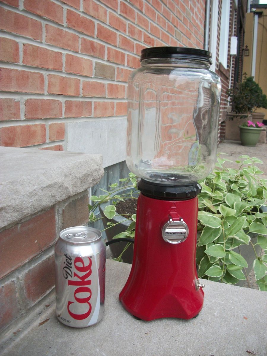 VINTAGE KITCHEN AID COFFEE GRINDER MILL KITCHENAID RED RETRO FREE