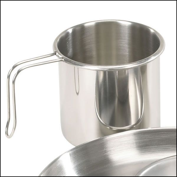 Stansport 17oz Stainless Klondike Camping Mug Soup Bowl