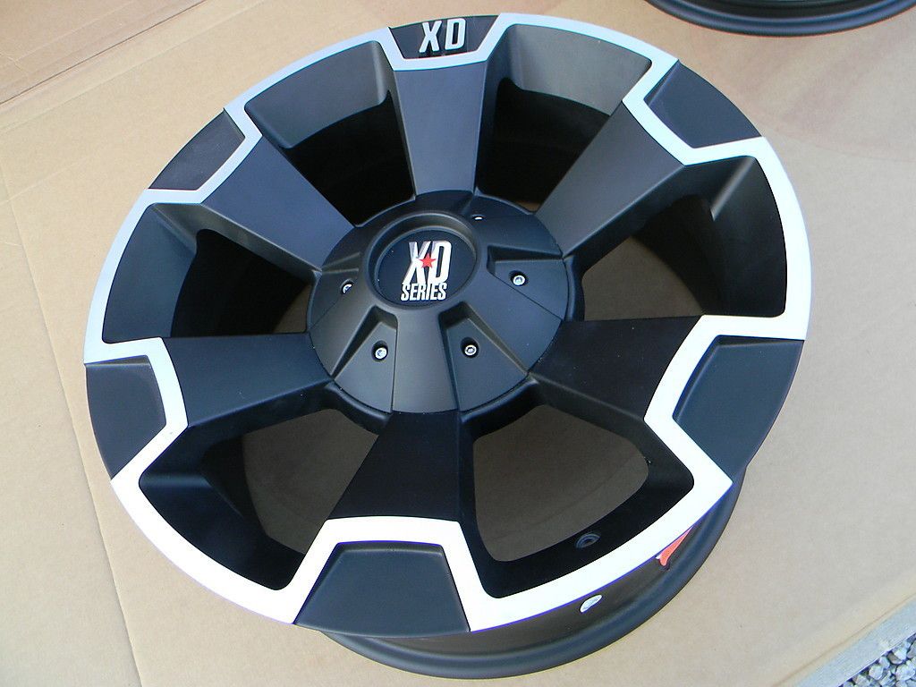 KMC XD Series XD803 XD80329080700 20x9in Matte Black 0 Offset 8x165